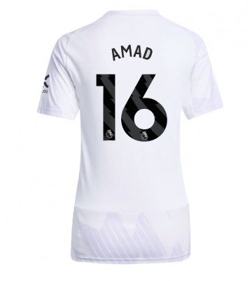 Manchester United Amad Diallo #16 Replika Bortatröja Damer 2025-26 Kortärmad